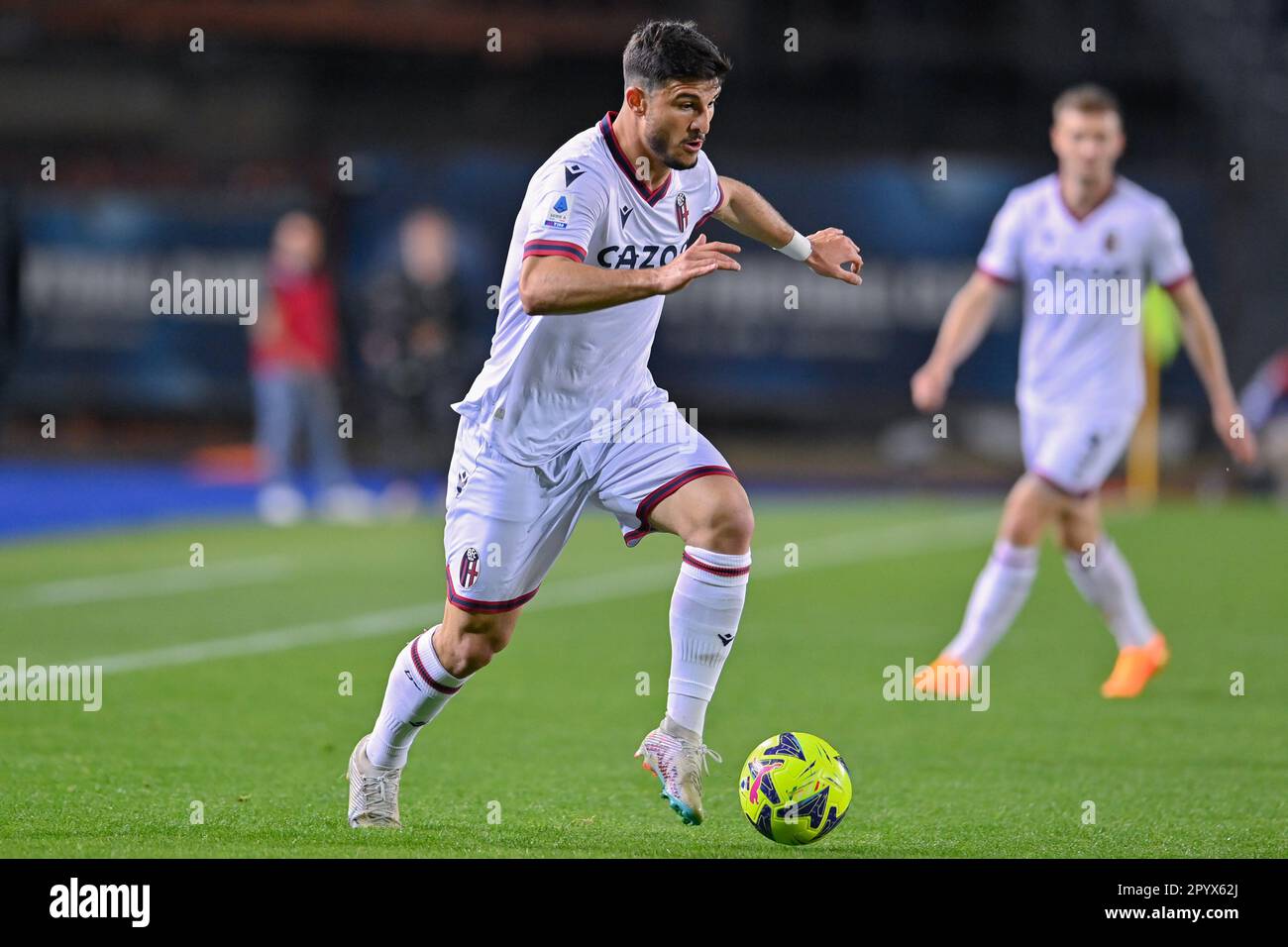 Empoli, Italia. 04th maggio, 2023. Riccardo Orsolini (Bologna FC) in occasione di Empoli FC vs Bologna FC, campionato italiano di calcio Serie A match in Empoli, Italia, Maggio 04 2023 Credit: Independent Photo Agency/Alamy Live News Foto Stock