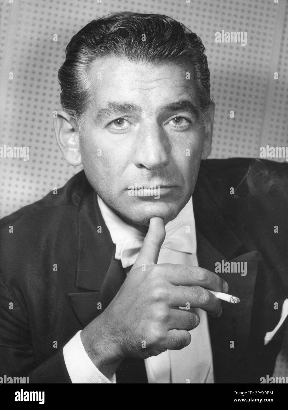 Leonard Bernstein, direttore, USA, ritratti Foto Stock