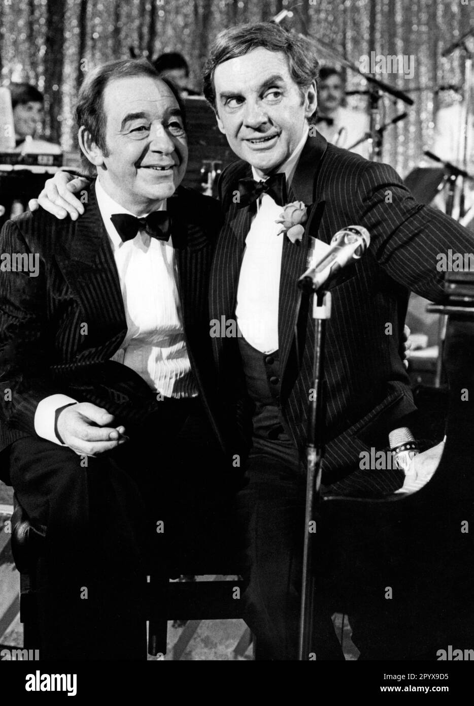 Harald Juhnke, attore, Enternainer, Germania, bei Auftritten Foto Stock