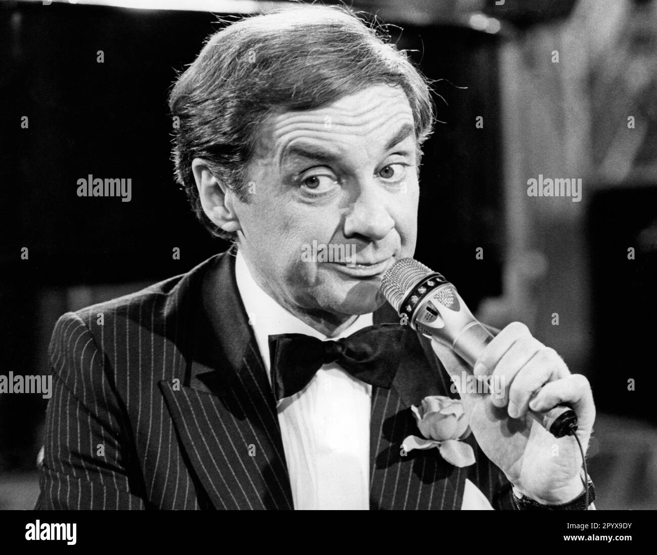 Harald Juhnke, attore, Enternainer, Germania, bei Auftritten Foto Stock