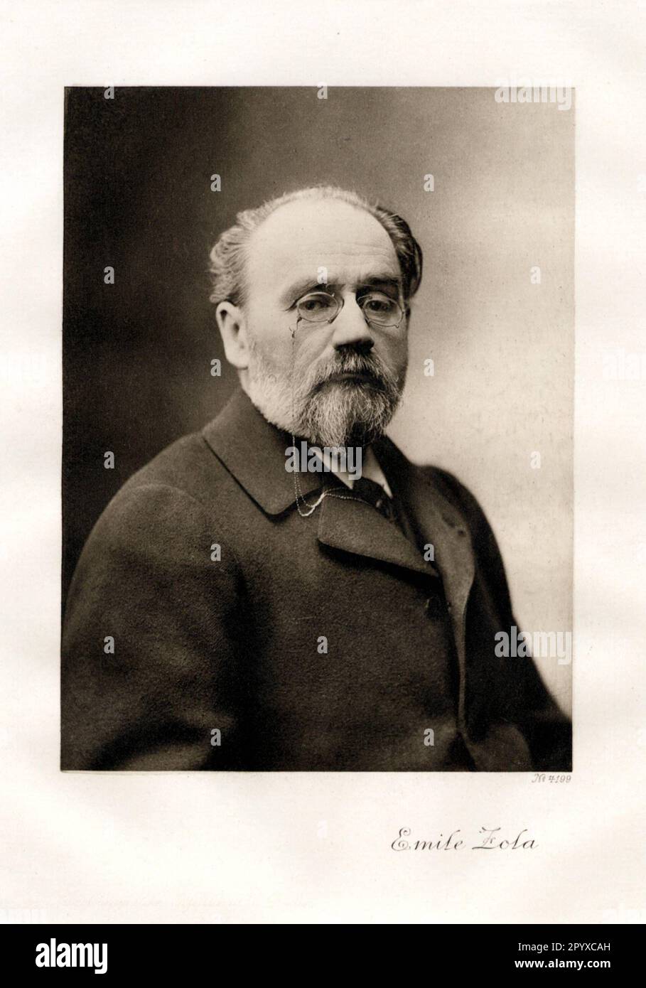 Émile Zola (1840-1902), scrittore francese. Zola è considerato il più importante rappresentante del naturalismo nella letteratura europea. Foto: Heliogravure, Corpus Imaginum, Hanfstaengl Collection. [traduzione automatica] Foto Stock