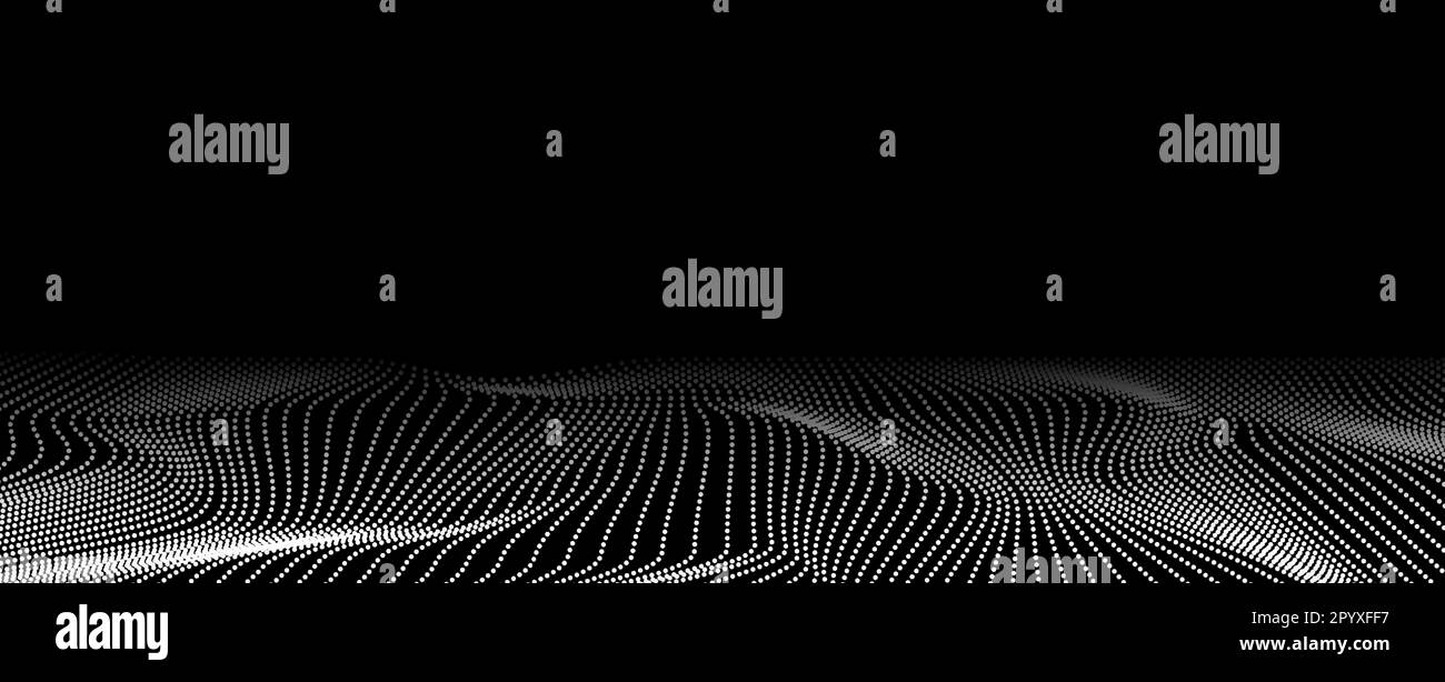 Rete neurale concetto. Celle collegate con collegamenti. Alta tecnologia processo. Abstract sfondo futuristico Illustrazione Vettoriale