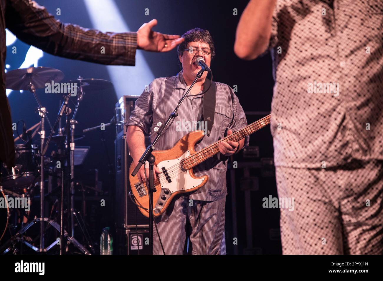 Barcellona, Spagna. 2023.05.03. La Bersuit Vergerabat band si esibirà sul palco durante il tour di Libertinaje 25th anniversari alla Sala Apolo. Foto Stock