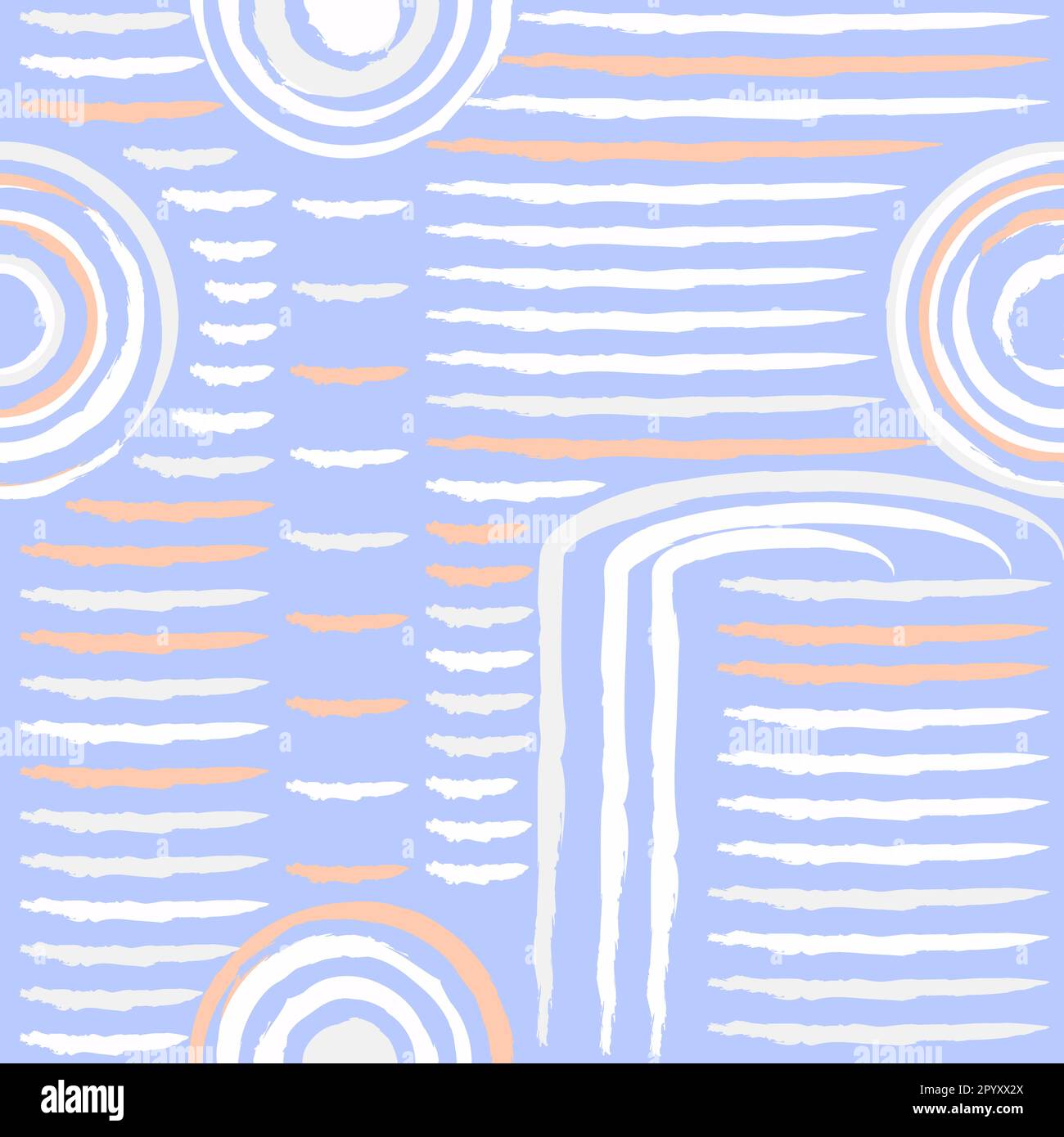 Pattern luminoso e senza giunture di forme geometriche astratte. Illustrazione Vettoriale