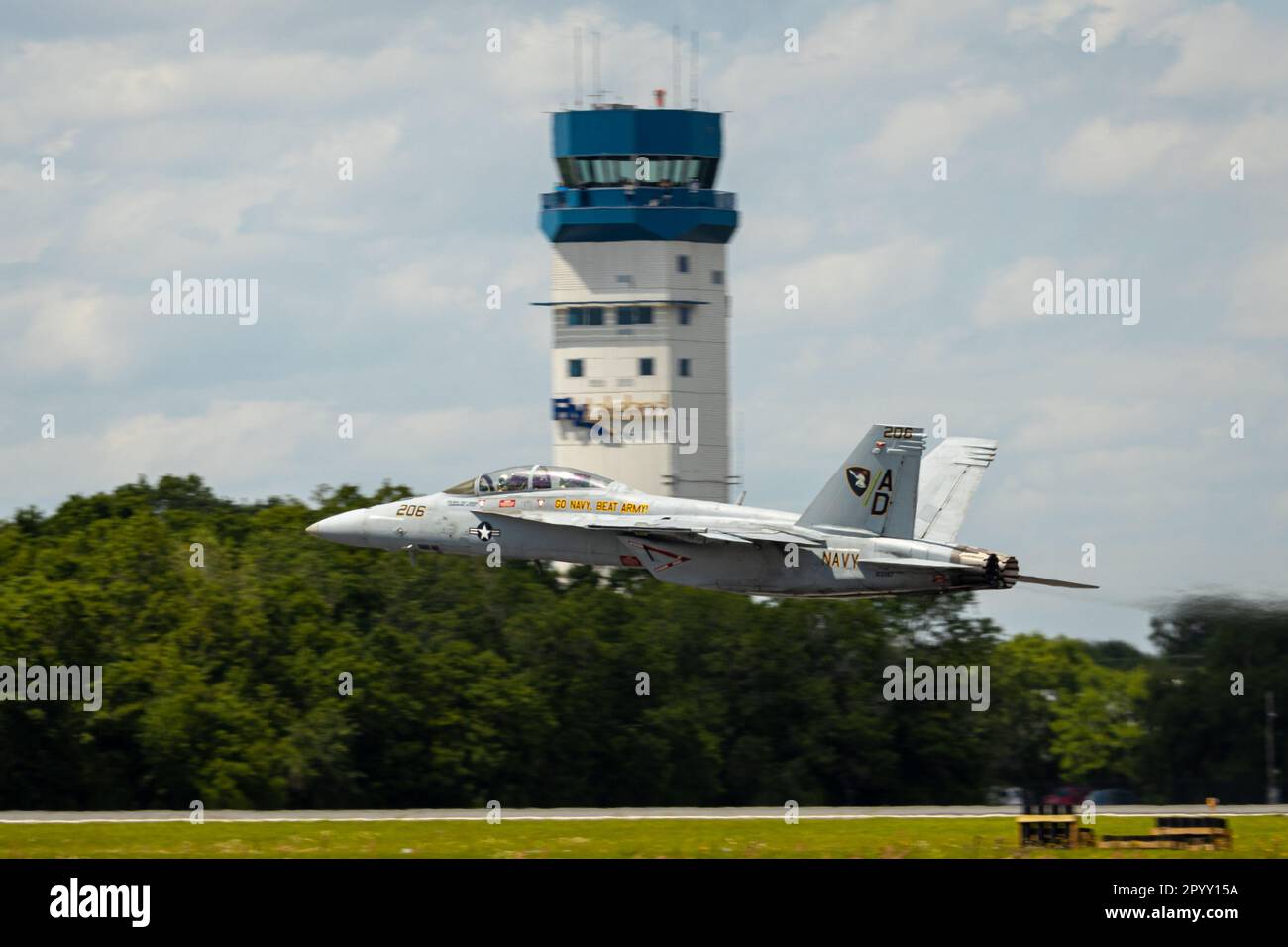 Il fantastico jet da combattimento Hornet. Foto Stock