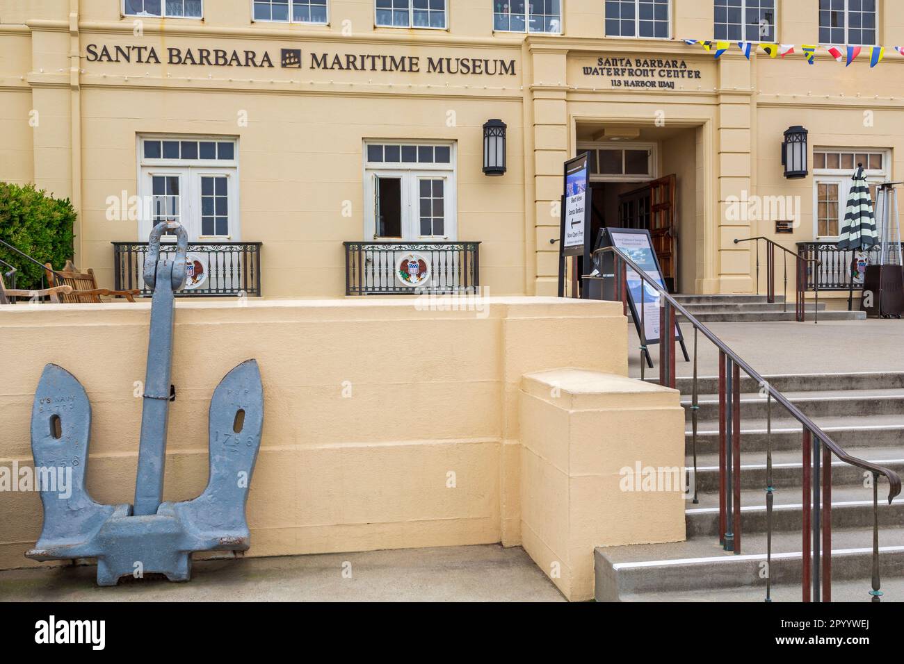 Santa Barbara Maritime Museum, California, USA Foto Stock