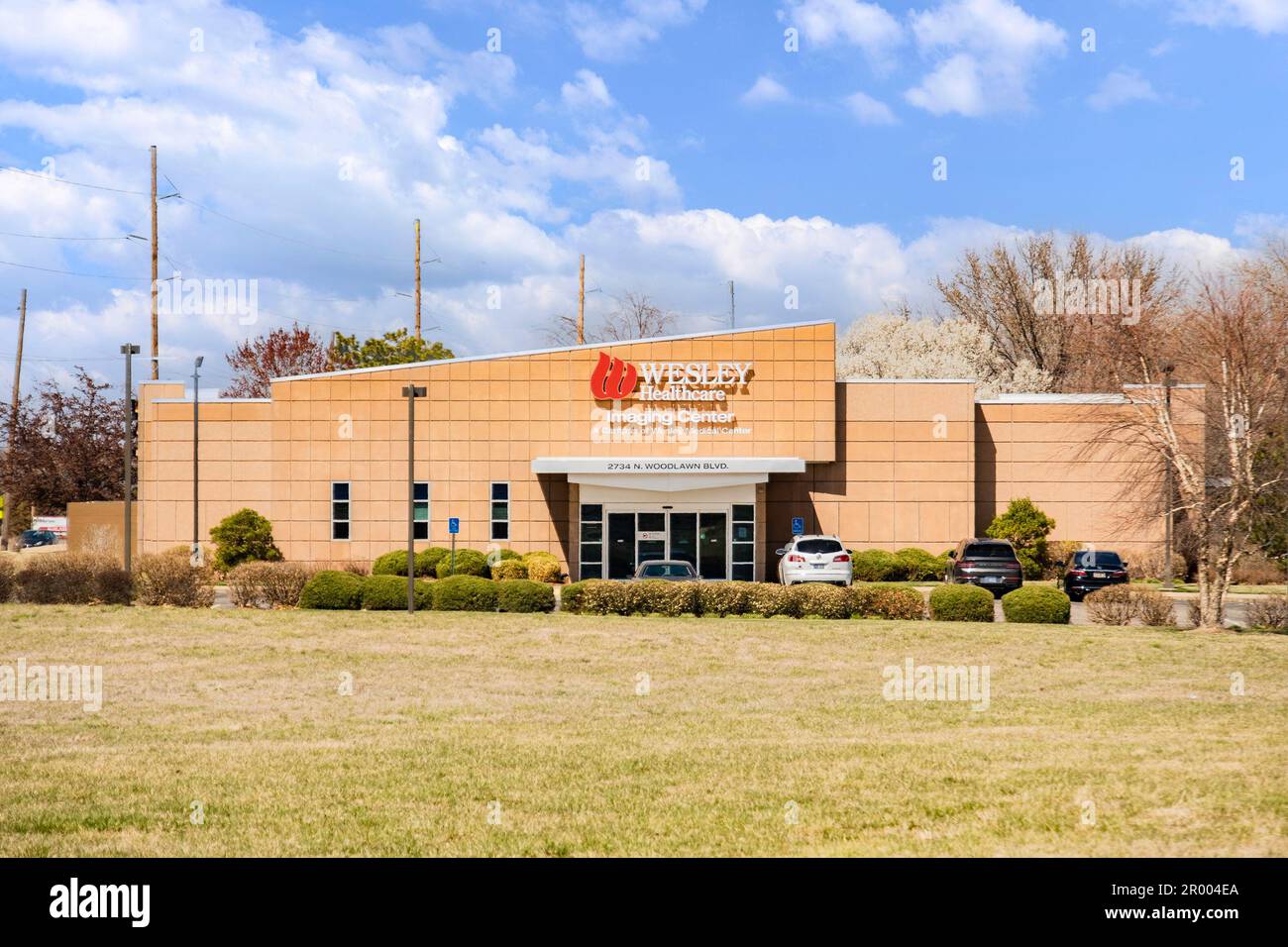 Wesley Healthcare Imaging Center, una parte del complesso Wesley Healthcare di Wichita, Kansas, USA. Foto Stock