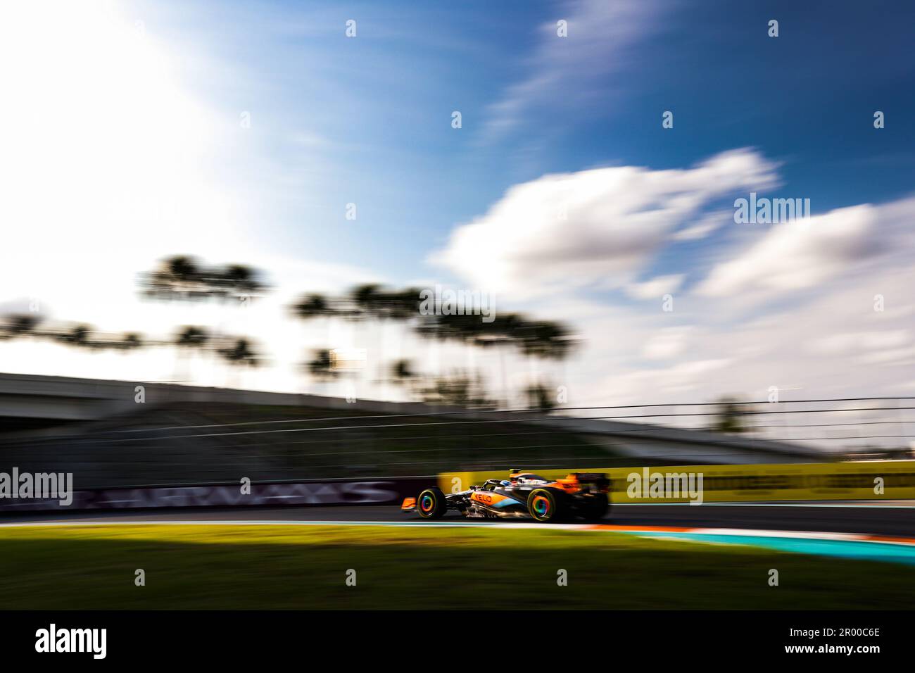 04 NORRIS Lando (gbr), McLaren F1 Team MCL60, azione durante il Gran Premio di Formula 1 Crypto.com Miami 2023, 5th° round del Campionato del mondo di Formula uno 2023 dal 05 al 07 maggio 2023 sull'autodromo Internazionale di Miami, a Miami Gardens, Florida, Stati Uniti d'America - Foto Antonin Vincent/DPPI Credit: DPPI Media/Alamy Live News Foto Stock
