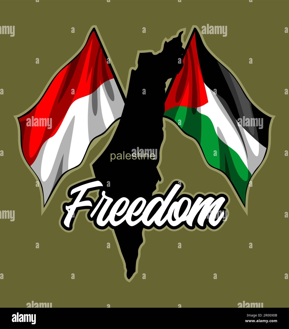 GOXAEEE Bandiera Palestina 150x90 Cm In Poliestere Con Occhielli In Ottone - Resistente UV - 2