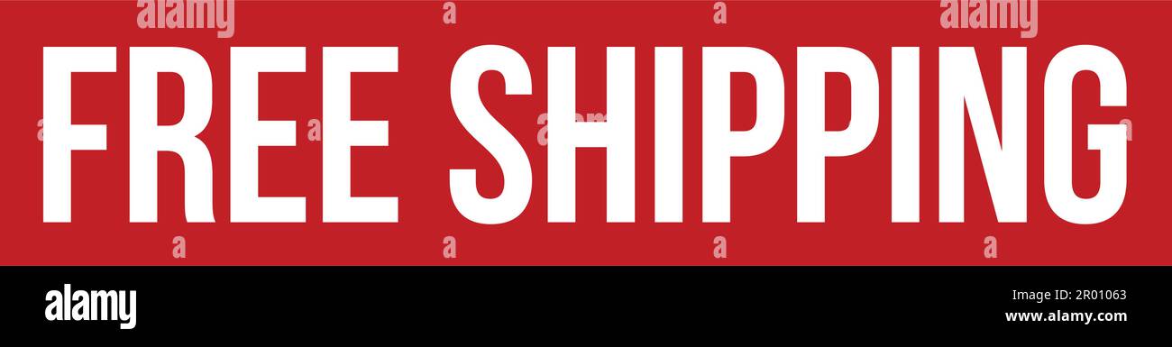 Vettore guarnizione timbro in gomma per spedizione gratuita Illustrazione Vettoriale