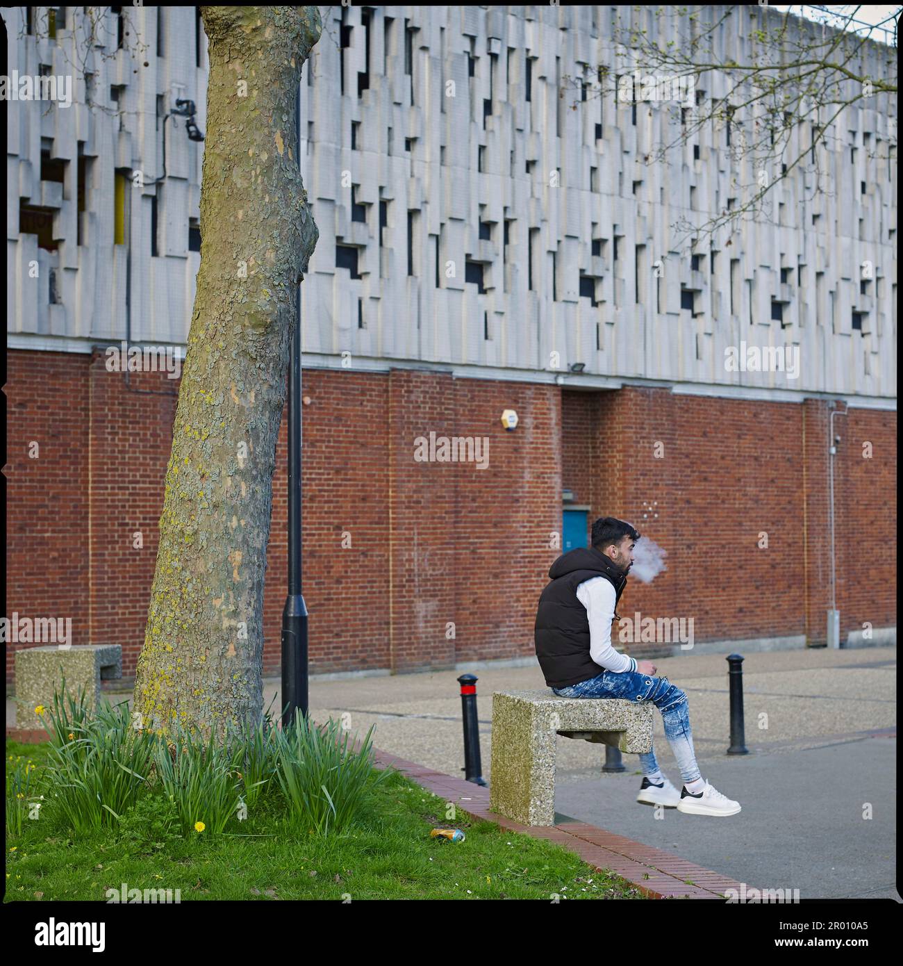 Düsseldorf Way, Broad Street Mall (centro di Butts) Reading, Berkshire.Reading, Berkshire. Foto Stock