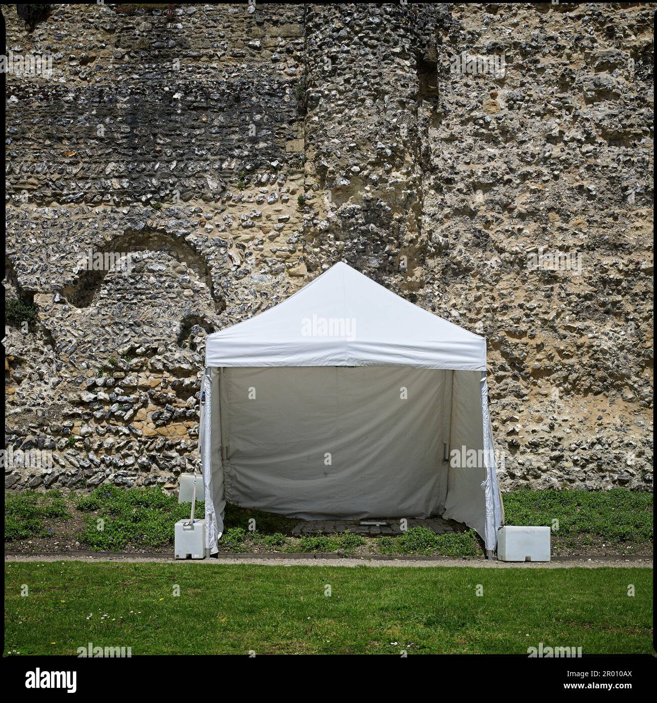 Rovine di Reading Abbey, Reading, Berkshire. Foto Stock