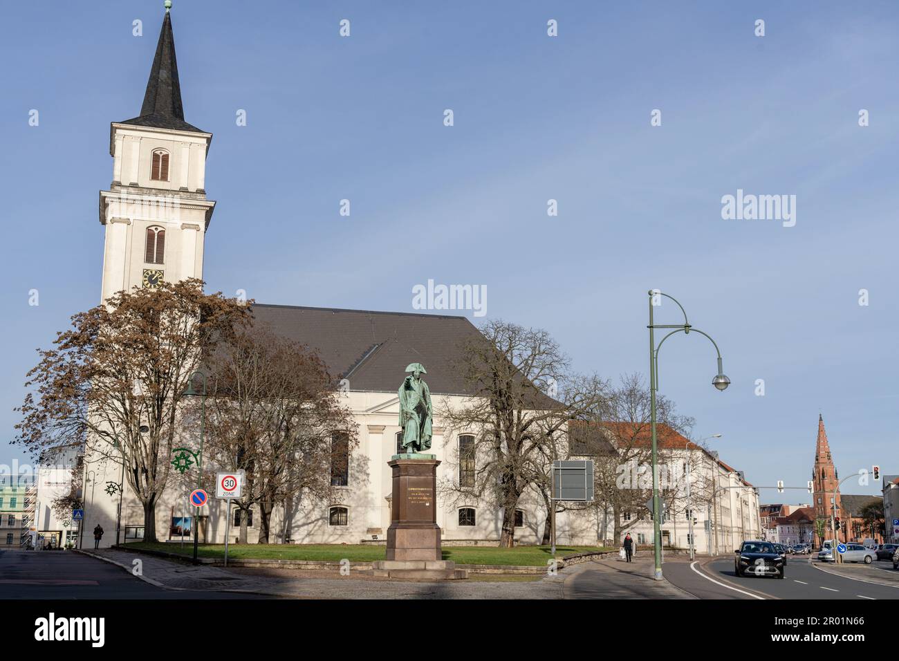 St John Church, Dessau, Repubblica federale di Germania. Foto Stock