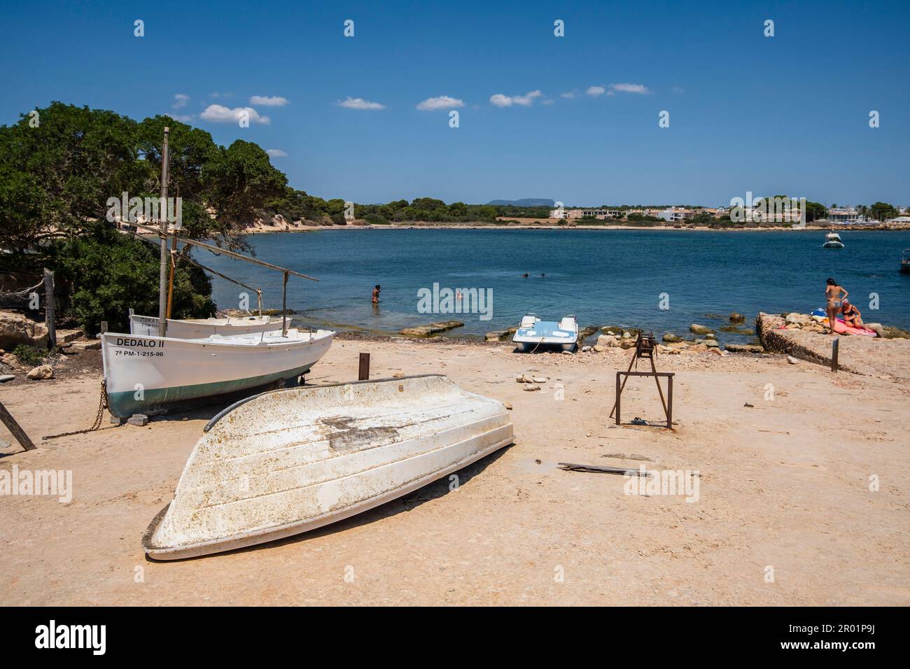 Racó de s'Estalella, s Estanyol de Migjorn, Llucmajor, Maiorca, Spagna. Foto Stock