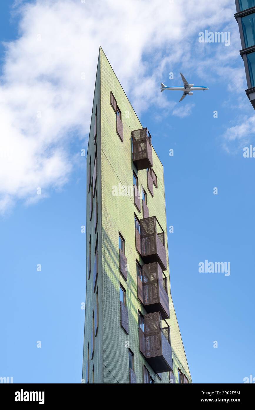 Amsterdam, Paesi Bassi - Appartamento Ijdok di Zeinstra van Gelderen Architects Foto Stock