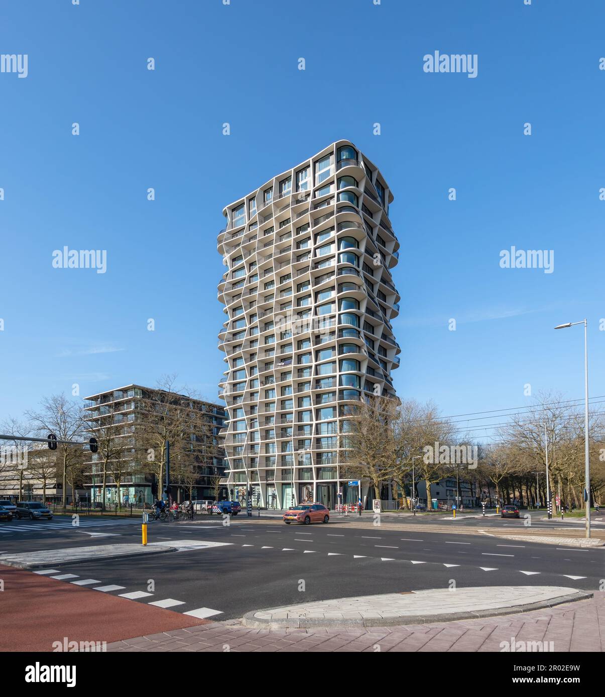Amsterdam, Paesi Bassi - Q Residences Housing tower by Studio Gang Foto Stock