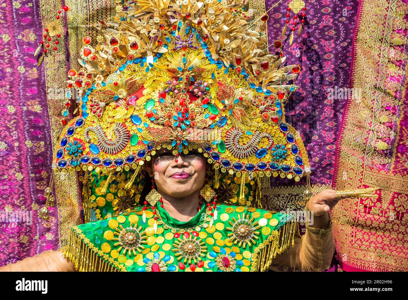 Jember Festival di moda, East Java, Indonesia Foto Stock