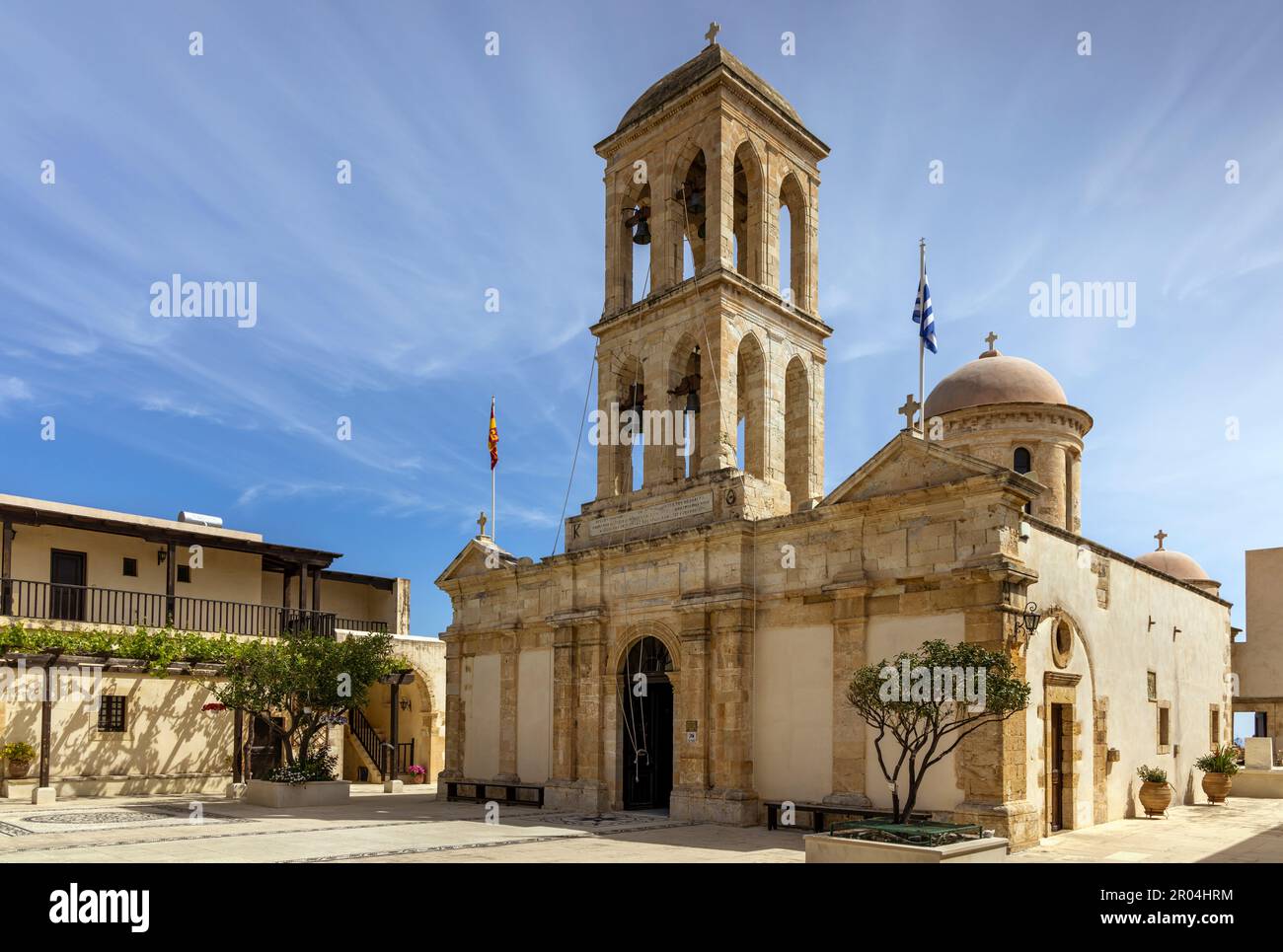 Monastero di Gonia Odigitria, Monastero di nostra Signora di Gonia, Creta, Grecia Foto Stock