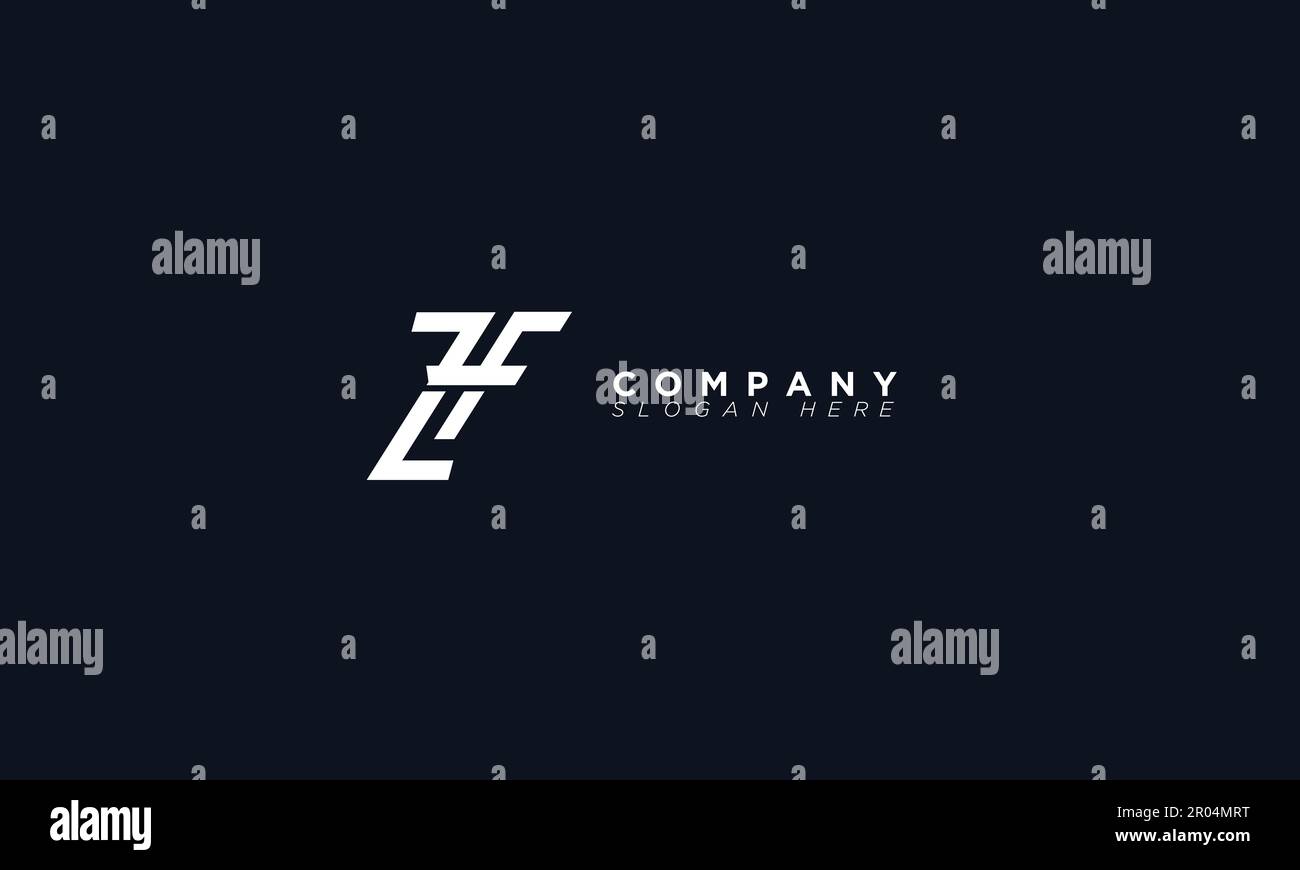 ZV lettere alfabetiche iniziali logo monogramma Illustrazione Vettoriale