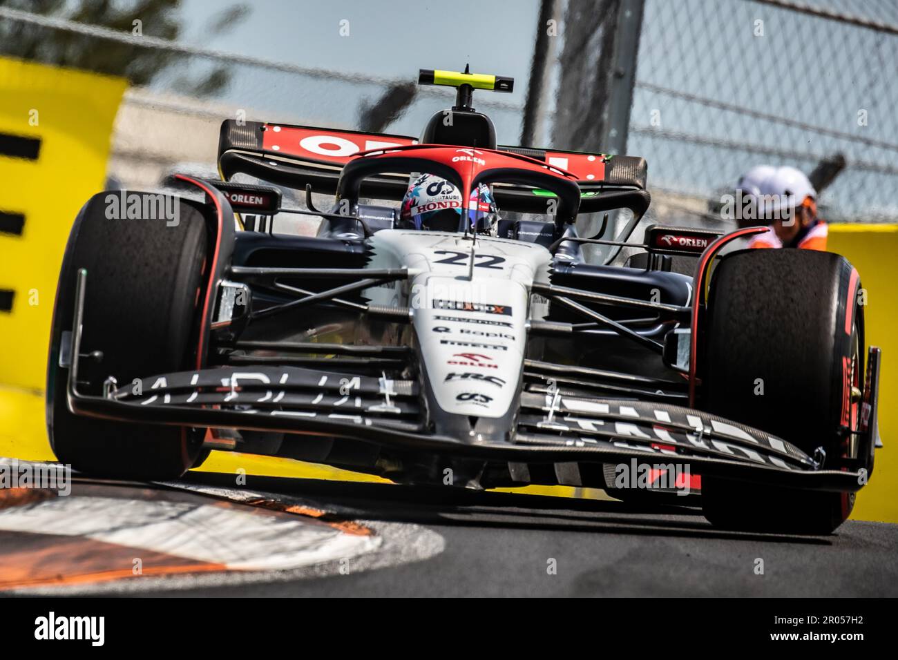 Miami, Florida, Stati Uniti. 04/07 maggio 2023. Campionato del mondo F1. Gran Premio di Miami F1. #22, Yuki TSUNODA, JAP, Team Scuderia Alpha Tauri, AT04, Honda RBP Foto Stock