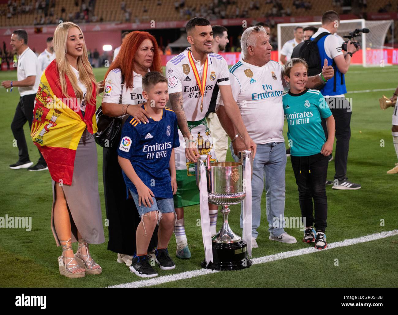 6th maggio 2023; Stadio Estadio de la Cartuja, Siviglia, Spagna, finale di calcio della Copa del Rey spagnola, Real Madrid contro Osasuna; Foto Stock