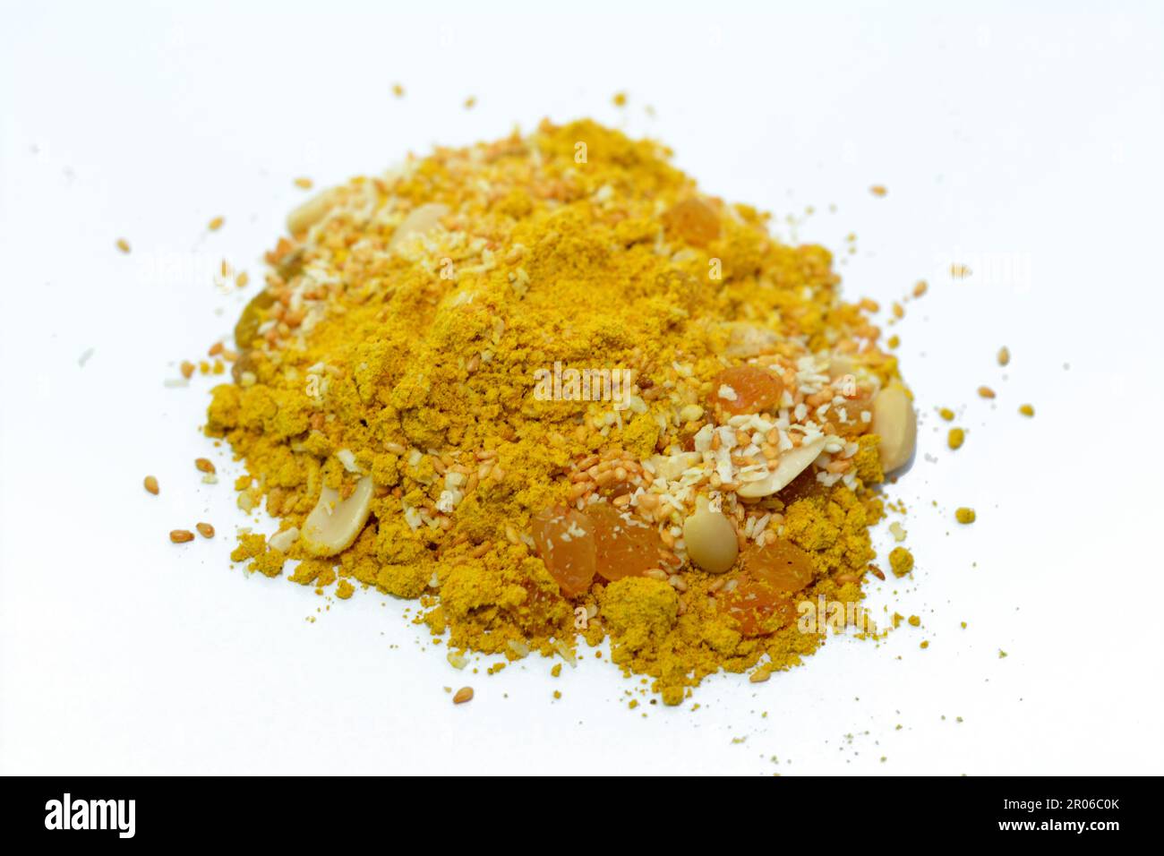 Glossostemon bruguieri o Dombeya arabica, famiglia Malvaceae, Moghat egiziano o le radici sbucciate essiccate, utilizzati nella medicina tradizionale per molti nutritio Foto Stock