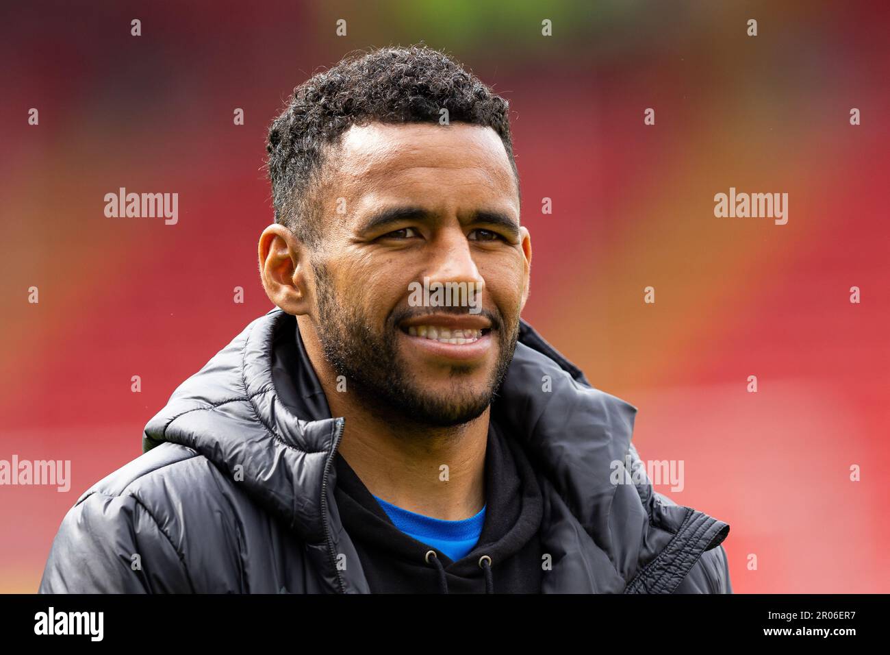 Nathan Thompson di Peterborough United prima della partita della Sky Bet League 1 Barnsley vs Peterborough a Oakwell, Barnsley, Regno Unito, 7th maggio 2023 (Photo by Nick Browning/News Images) Foto Stock