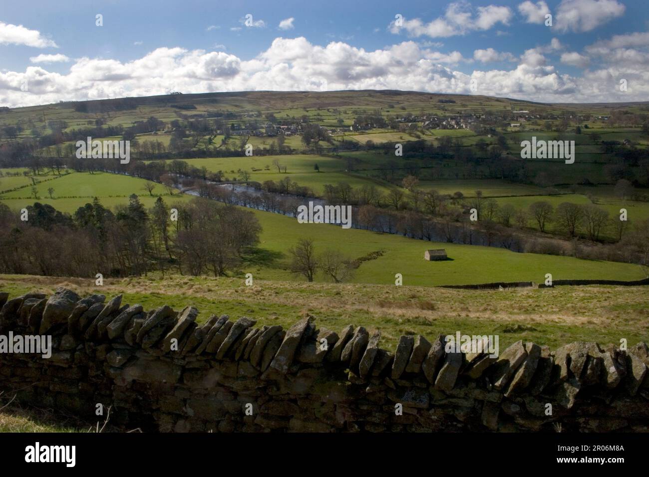 Teesdale Valley & The River Tees, Contea di Durham, Inghilterra Foto Stock