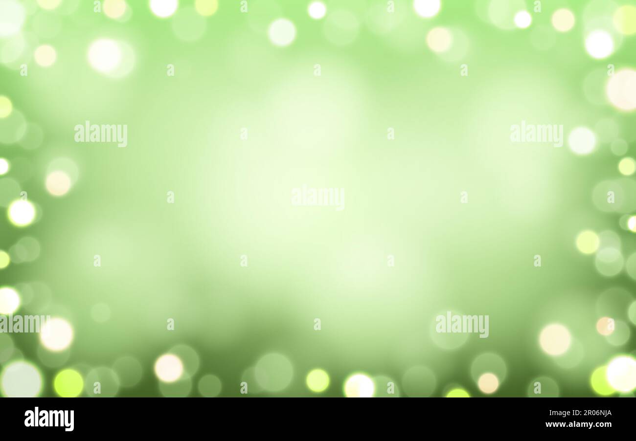 Natura verde bokeh luce soft sfondo astratto, Vector eps 10 illustrazione bokeh particelle, decorazione di sfondo Illustrazione Vettoriale