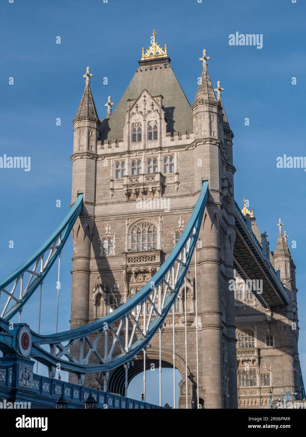 Tower Bridge nel centro di Londra, Regno Unito. Foto Stock