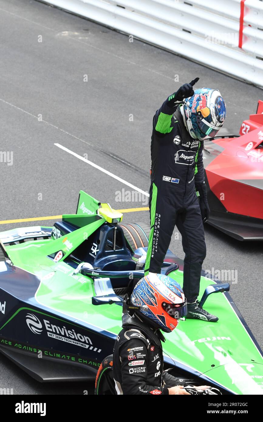 MONACO, 06 MAGGIO: Nick Cassidy,2023 Monaco e-Prix - formule e, Race Day il 06 maggio 2023 a Monaco, Persona: Nick Cassidy Foto Stock