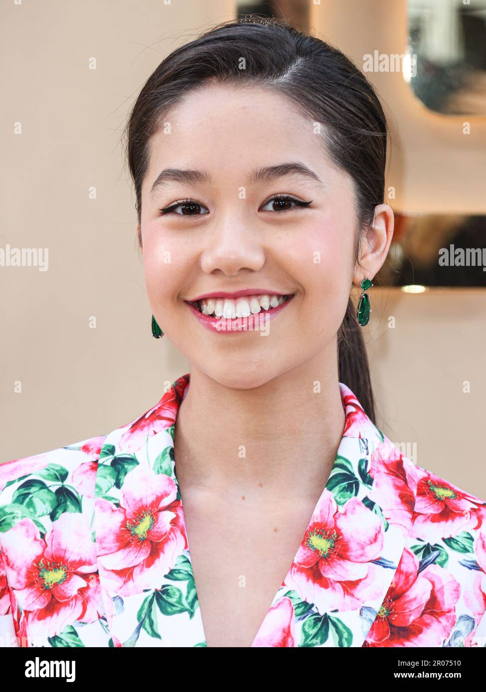 Los Angeles, Stati Uniti. 06th maggio, 2023. LOS ANGELES, CALIFORNIA, USA - MAGGIO 06: L'attrice e cantautrice americana Trinity Jo-li Bliss arriva al Gold House's 2nd Annual Gold Gala 2023 che si tiene presso il Music Center il 6 Maggio 2023 a Los Angeles, California, Stati Uniti. (Foto di Xavier Collin/Image Press Agency) Credit: Image Press Agency/Alamy Live News Foto Stock