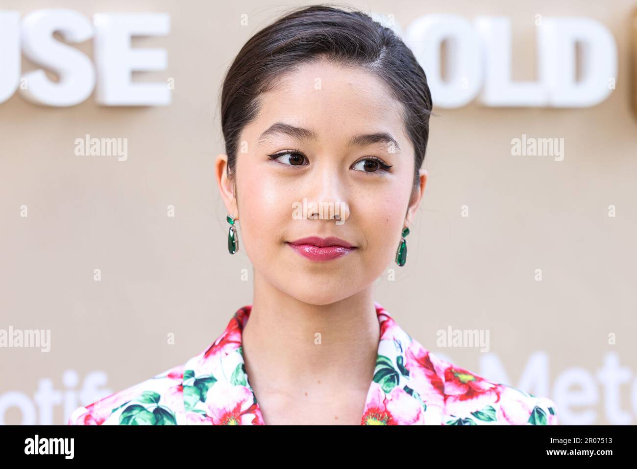 Los Angeles, Stati Uniti. 06th maggio, 2023. LOS ANGELES, CALIFORNIA, USA - MAGGIO 06: L'attrice e cantautrice americana Trinity Jo-li Bliss arriva al Gold House's 2nd Annual Gold Gala 2023 che si tiene presso il Music Center il 6 Maggio 2023 a Los Angeles, California, Stati Uniti. (Foto di Xavier Collin/Image Press Agency) Credit: Image Press Agency/Alamy Live News Foto Stock