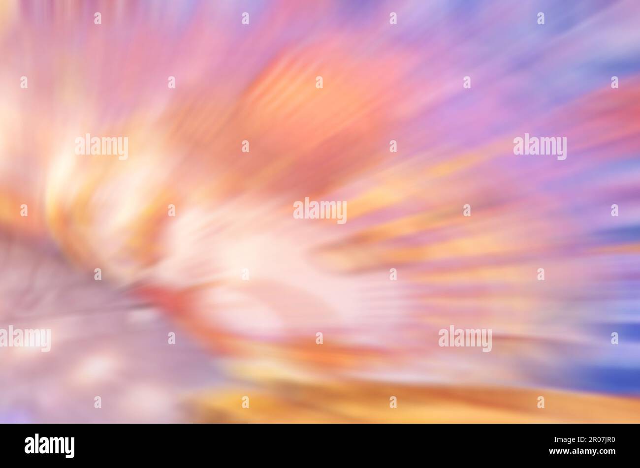 Sfondo astratto colorato sfocato o carta da parati, stile hippy colori acidi Foto Stock