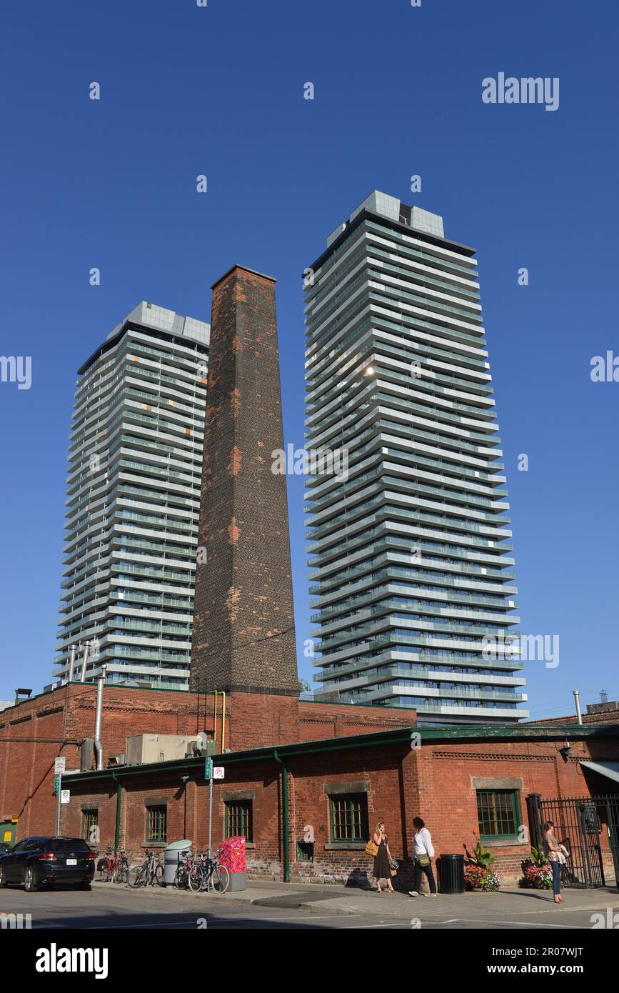 Distillery District, Toronto, Ontario, Canada Foto Stock