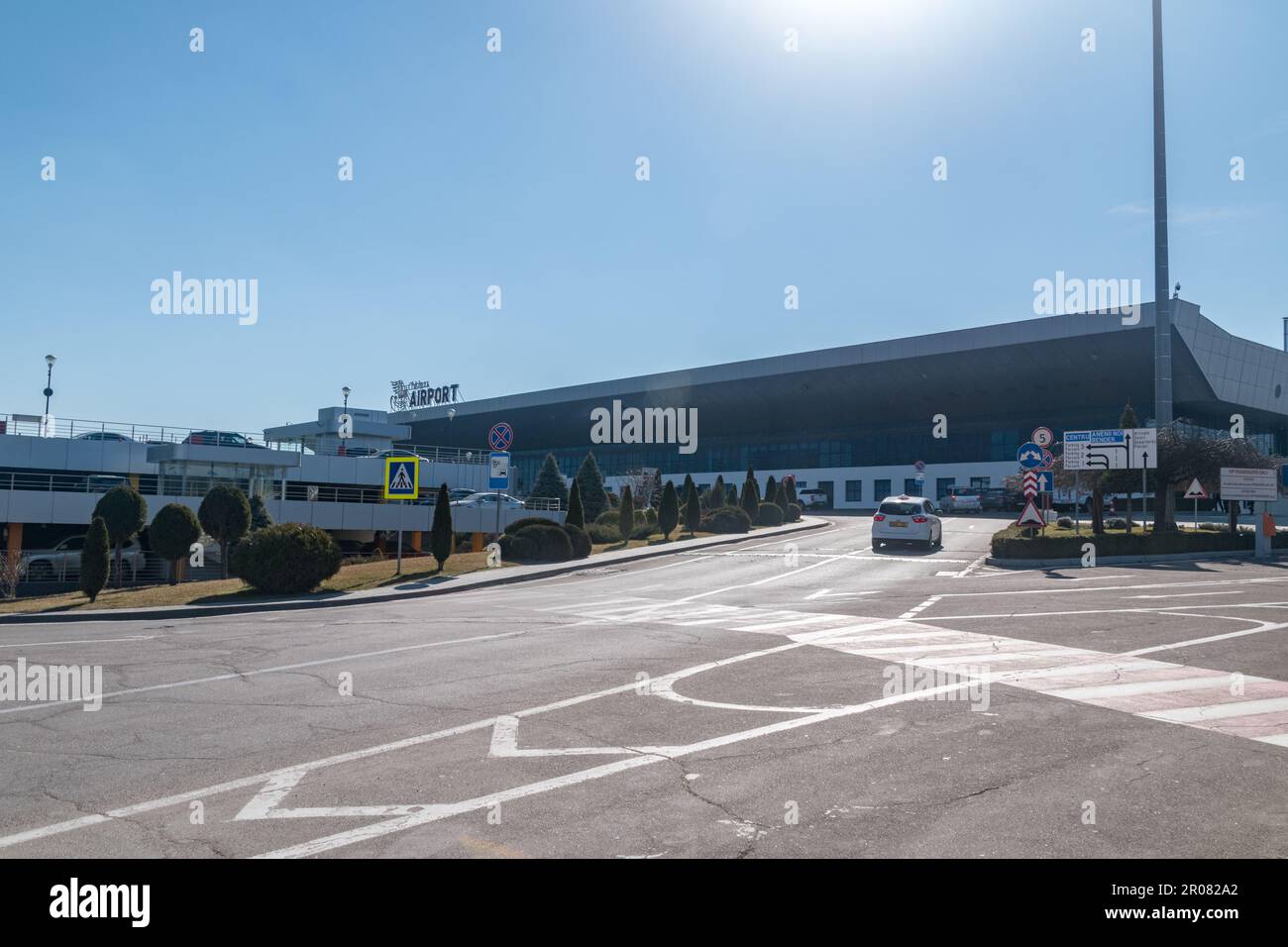 Chisinau, Moldova - 10 marzo 2023: Aeroporto internazionale di Chisinau. Foto Stock