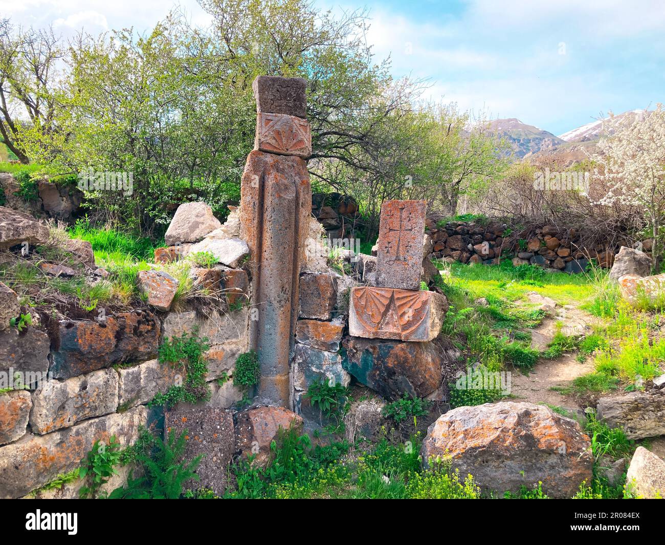 Monastero di Arates, villaggio di Arates della provincia di Vayots Dzor Foto Stock