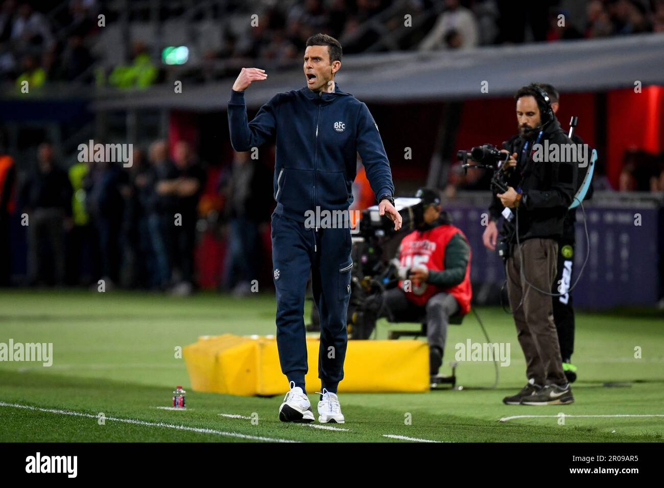 Stadio Renato Dall'Ara, Bologna, 30 aprile 2023, Il capo allenatore di