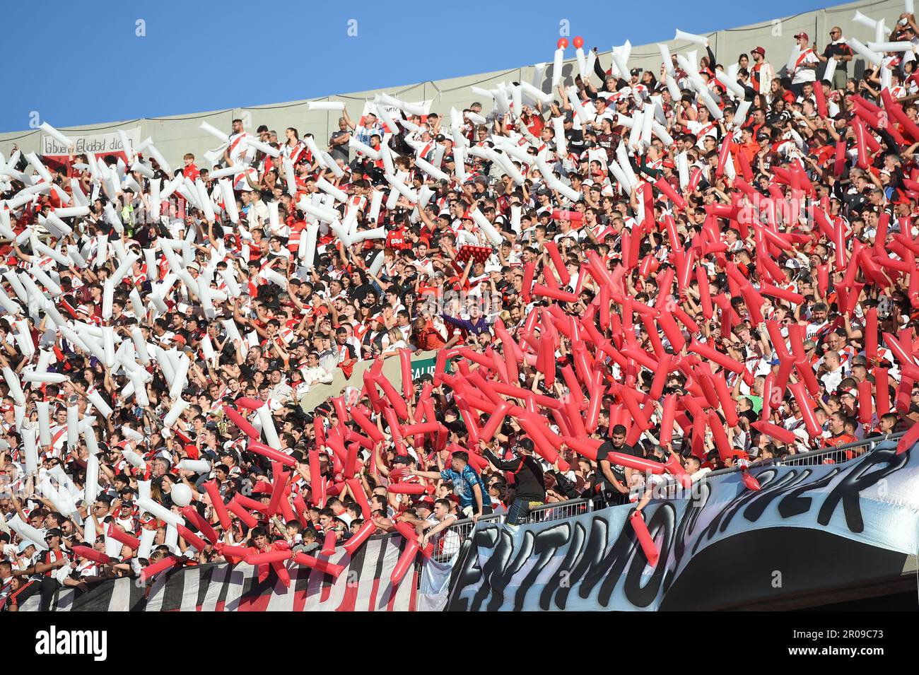 Buenos Aires, Argentina. 07th maggio, 2023. Monumental de Nunez Stadium Vista del Monumental de Nunez Stadium, durante la partita tra River Plate e Boca Juniors, per il 15th° round del 2023° Campionato argentino, questa domenica, 07. 30761 (Luciano Bisbal/SPP) Credit: SPP Sport Press Photo. /Alamy Live News Foto Stock
