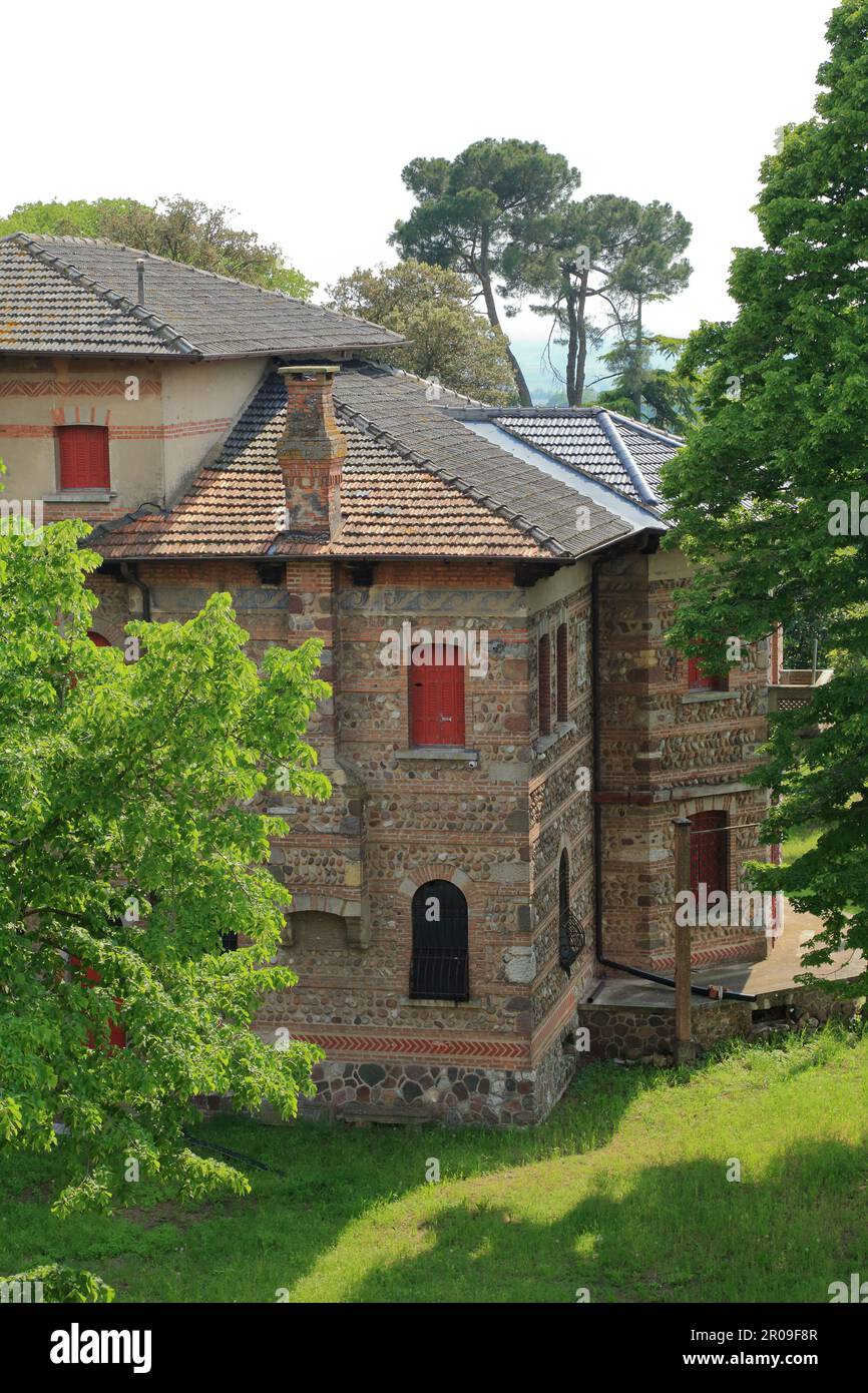 Villa al Castello Scaligero, Valeggio sul Mincio, Italia Foto Stock