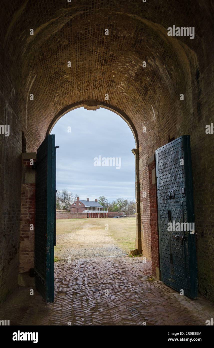 Fort Washington, sito di servizio del parco nazionale Foto Stock