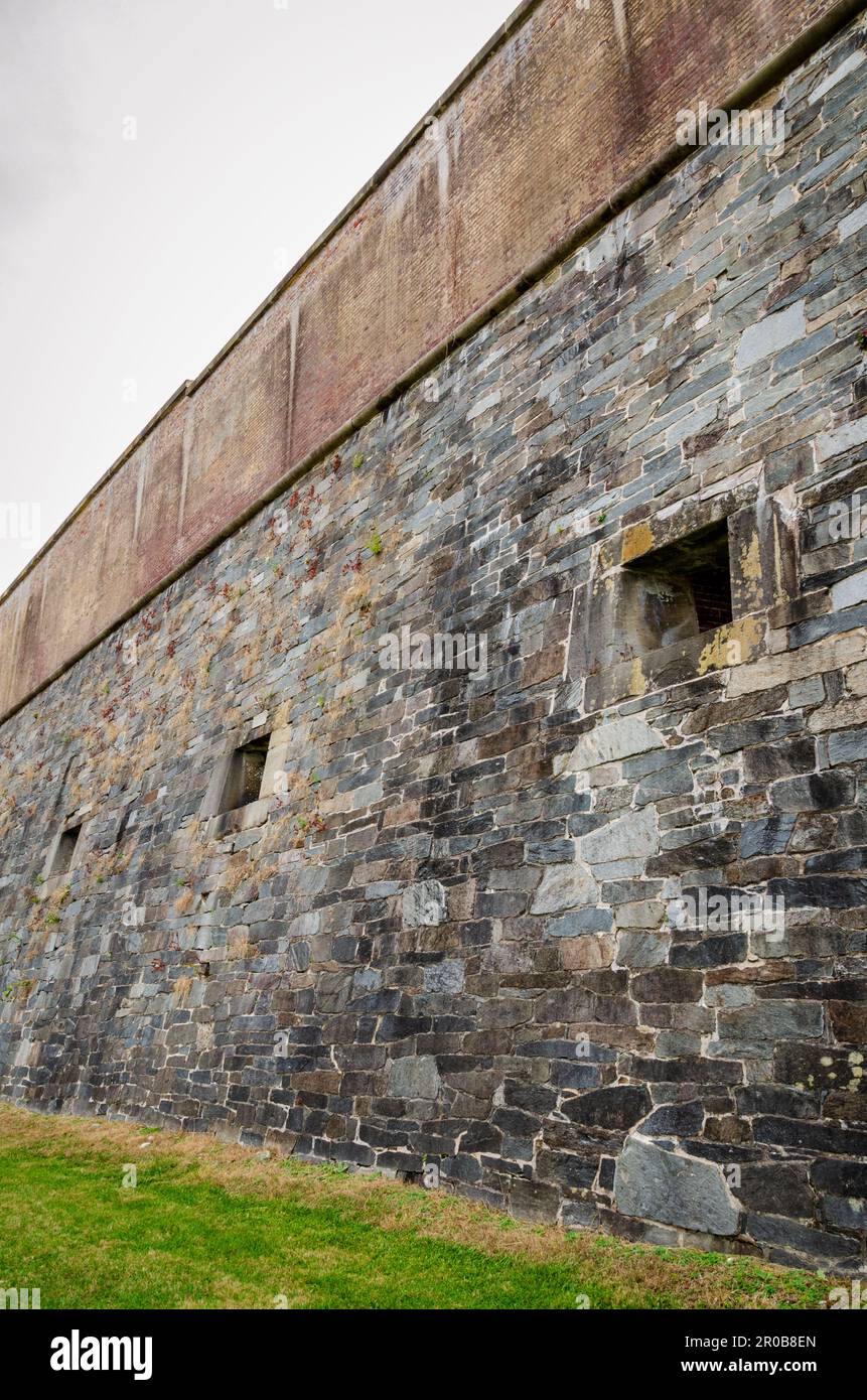 Fort Washington, sito di servizio del parco nazionale Foto Stock