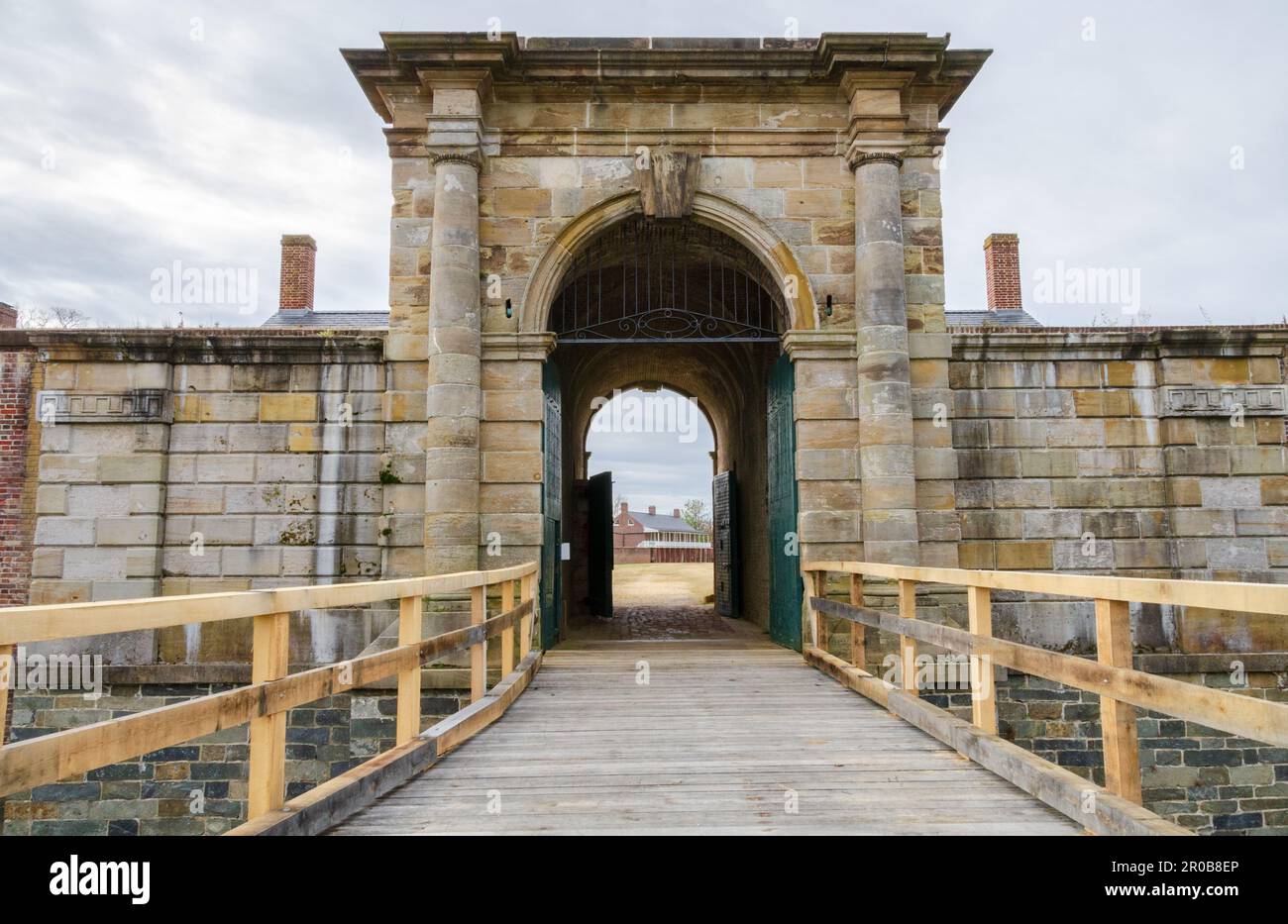 Fort Washington, sito di servizio del parco nazionale Foto Stock