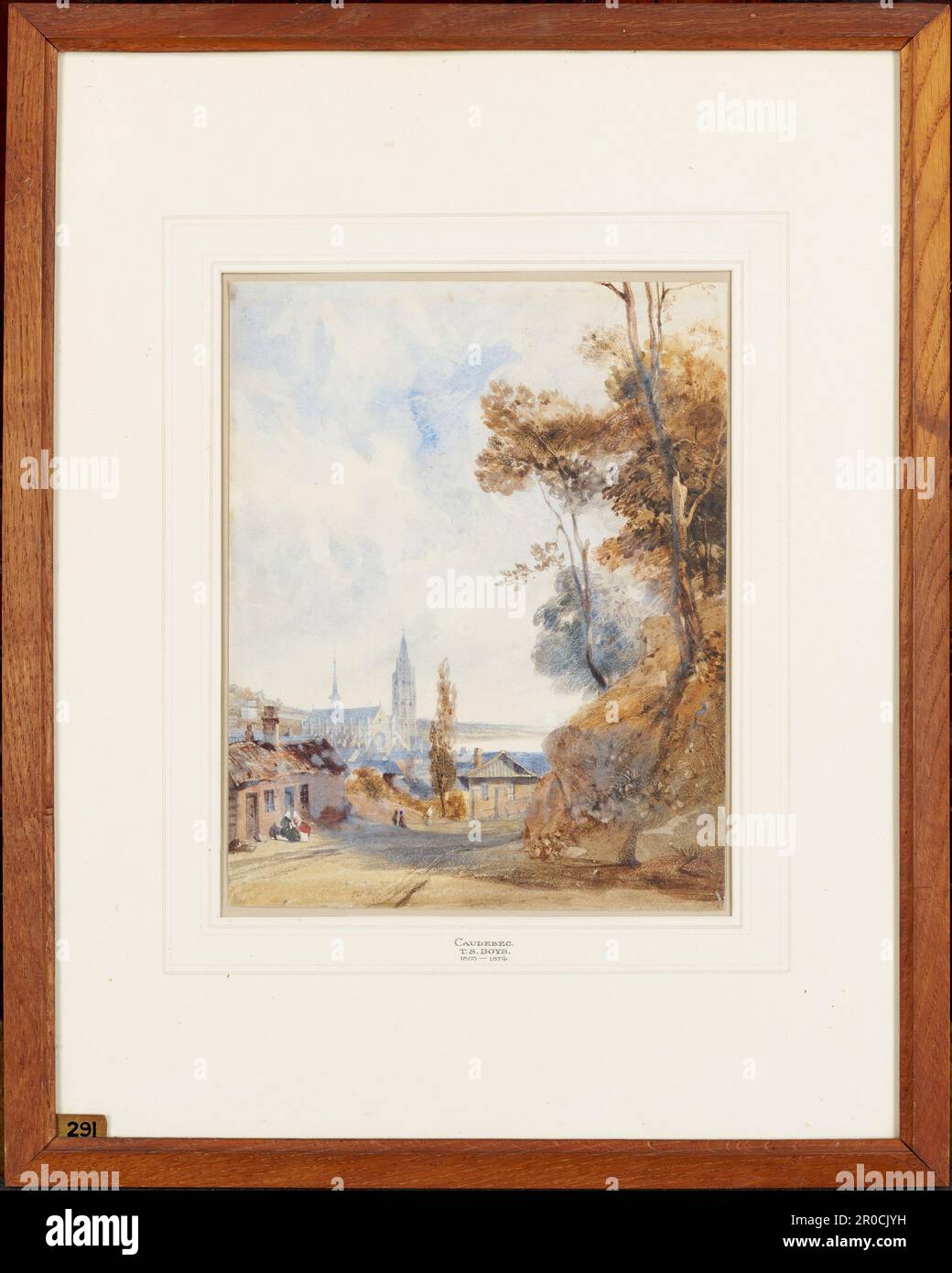 Caudebec, circa 1803-1874. Thomas Shotter Boys (d.1874) Foto Stock