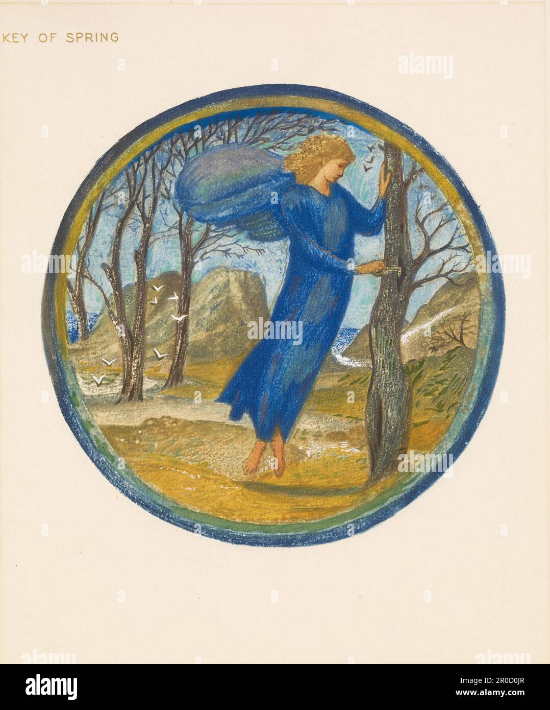 Dal Libro dei Fiori - chiave della Primavera, 1905. Sir Edward Burne-Jones . Foto Stock