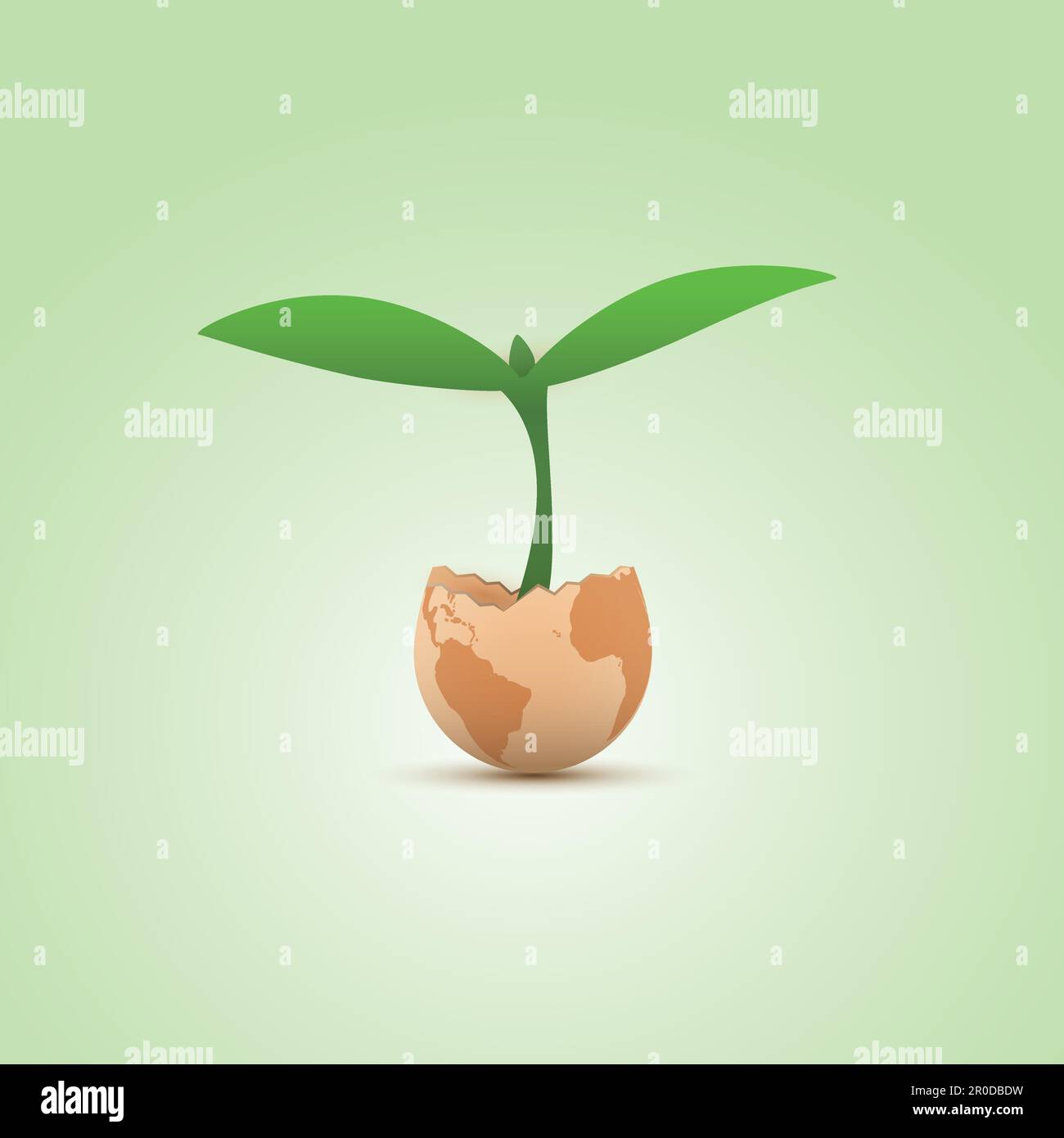 Design eco-concept Illustrazione Vettoriale