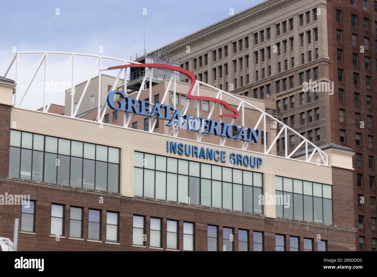 Cincinnati - circa Maggio 2023: Logo Great American Insurance Group. Great American Insurance è una filiale di American Financial Group. Foto Stock