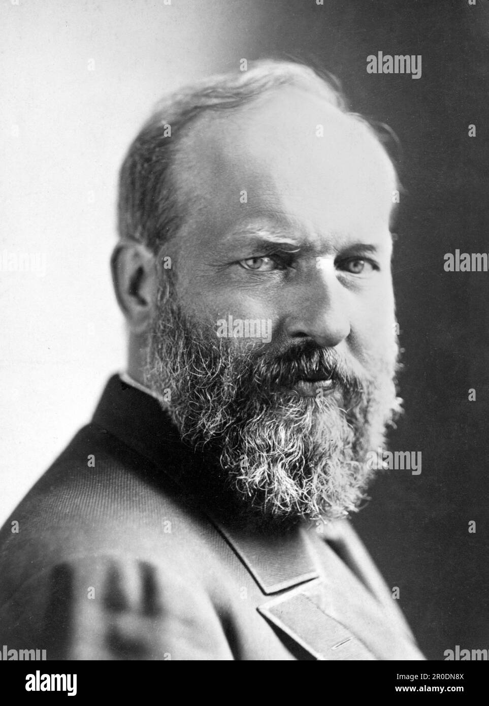 James Garfield. Ritratto del 20th° presidente degli Stati Uniti, James Abram Garfield di Napoleone Sarony, circa 1880 Foto Stock