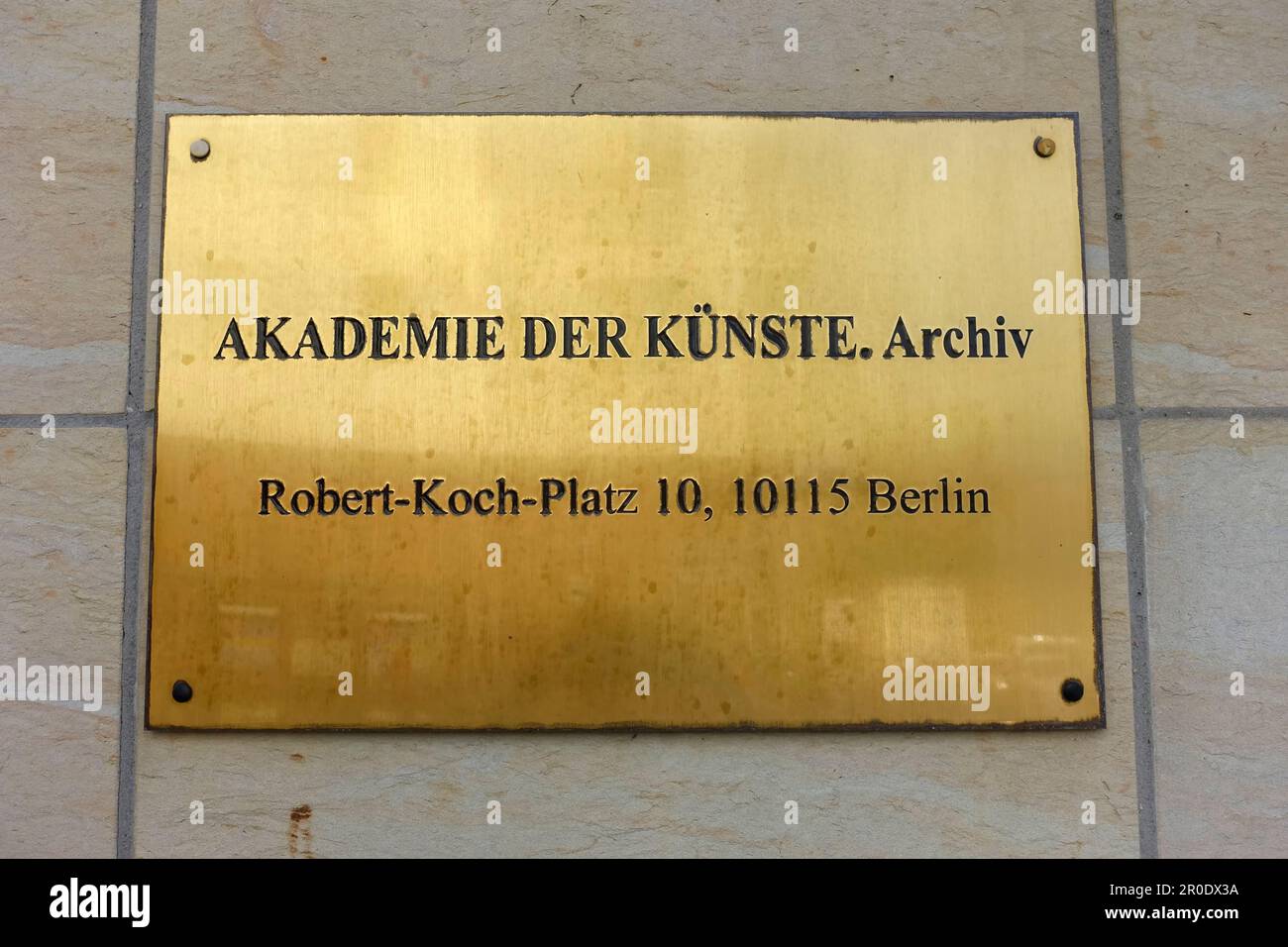 Accademia delle Arti, archivio, Akademie der Künste, Berlino, Germania Foto Stock