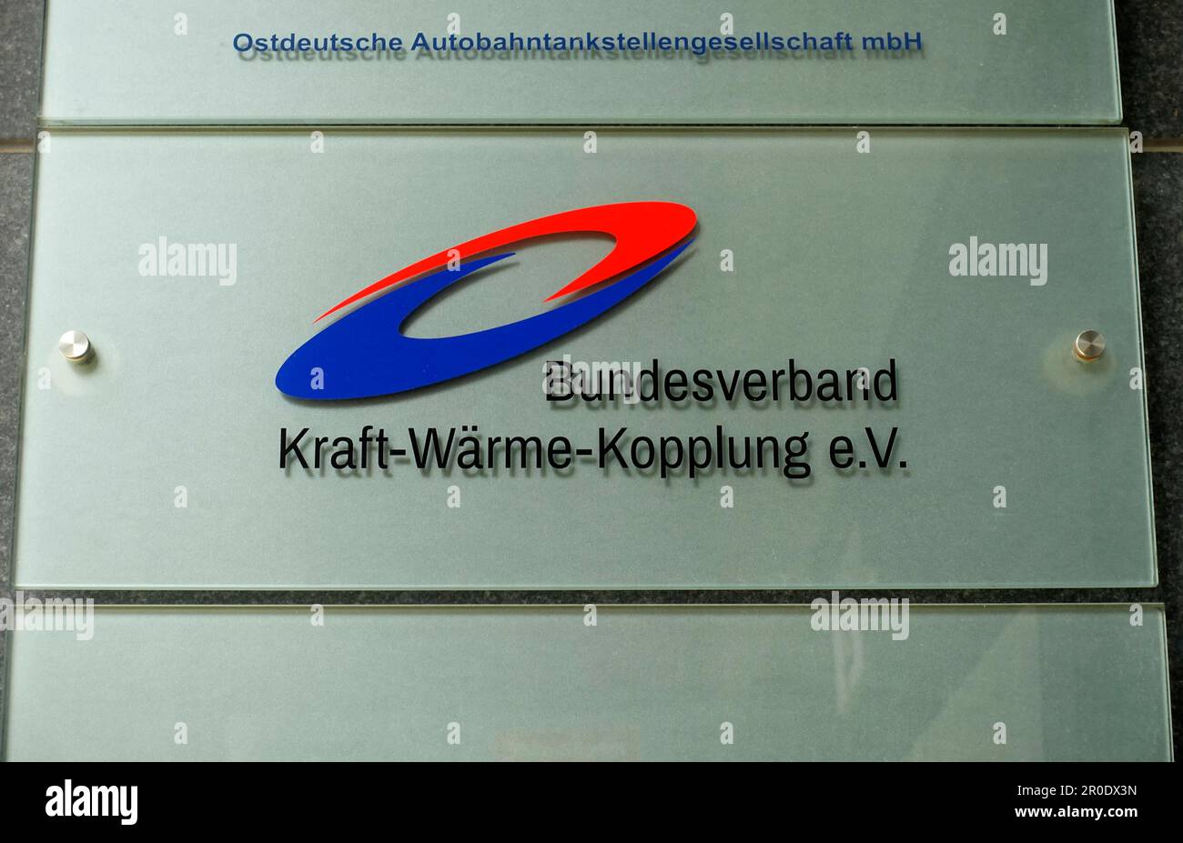B.KWK, BUNDESVERBAND KRAFT-WÄRME-KOPPLUNG, KWK, BERLINO, GERMANIA, ACCOPPIAMENTO POTENZA-CALORE DELL'ASSOCIAZIONE FEDERALE Foto Stock